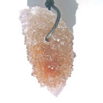 Distressed Drilled Spirit Quartz Cactus Crystal D1210 - £12.26 GBP