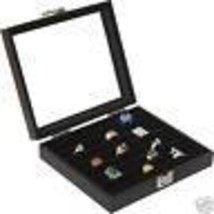 NEW 36 RING BOX RING CASE JEWELRY storage display ORGANIZER  - £22.54 GBP