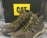 Caterpillar CAT Alloy Safety Toe Work Boots (B) Mens Size 11 W Chocolate... - £57.05 GBP