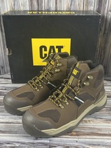 Caterpillar CAT Alloy Safety Toe Work Boots (B) Mens Size 11 W Chocolate... - $72.55