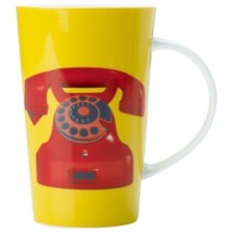 Christopher Vine for Maxwell &amp; Williams MV0024GB Conical Red Phone Dial Mug - £40.38 GBP