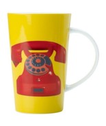 Christopher Vine for Maxwell &amp; Williams MV0024GB Conical Red Phone Dial Mug - £40.51 GBP