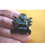 (Y-SPI-213) Black Widow baby spider Onyx stone carving I love little spi... - €10,50 EUR