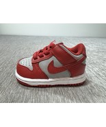 Nike Dunk Low UNLV TD Sneakers Shoes Baby Toddler 6C 6 Red Gray CW1589-002 - $24.74