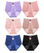 Women&#39;s Classic Nylon Stretch Colorful Power Net Girdle Briefs 12 Pack - $967.99 MXN
