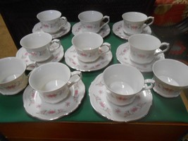 Vintage &quot;Sears&quot; Harmony House &quot;Sonnet&quot; Set Of 8 Cups &amp; Saucers &amp; 2 Free Cups - £40.96 GBP