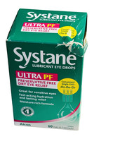 Systane Ultra 60 Lubricant Eye Drops Vials-New: Damaged Box Per Photos - $24.63