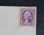 Vintage Rare 1932 US 3 Cent George Washington Stamp NEVER SENT Purple Vi... - $934.99
