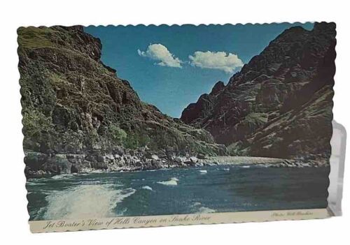 Primary image for Boaters View of Hells Canyon on the Snake River Vintage Postcard