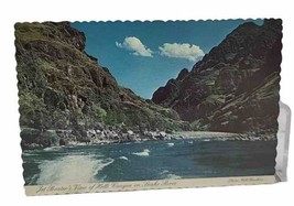 Boaters View of Hells Canyon on the Snake River Vintage Postcard - $6.92