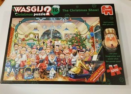 Jumbo 19183 Wasgij  The Christmas Show 2 x 1000 Piece Jigsaw Puzzles New... - $112.19