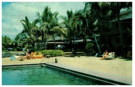 Kona Inn and Pool at Kailua Kona Big Island Hawaii Postcard - £5.02 GBP