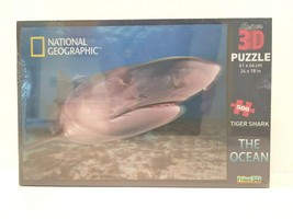 Tiger Shark National Geographic 500 Pc 3D Ocean Puzzle Family Fun Kid Gi... - £18.67 GBP