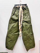 USGI Army Wet Weather Trousers Overalls Waterproof OD Green Pants Rain -... - $35.00