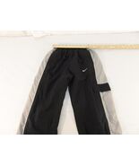 Children Youth Boy&#39;s Nike Lined Black Gray Stripe Athletic Sweatpants 30832 - $183.98 MXN