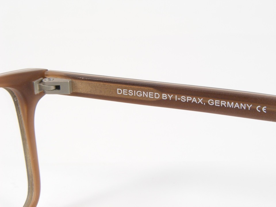 i-spax ROMEO 111W Brushed Brown UNIQUE RARE EYEGLASSES FRAME 52-17-145mm Germany Item image 10