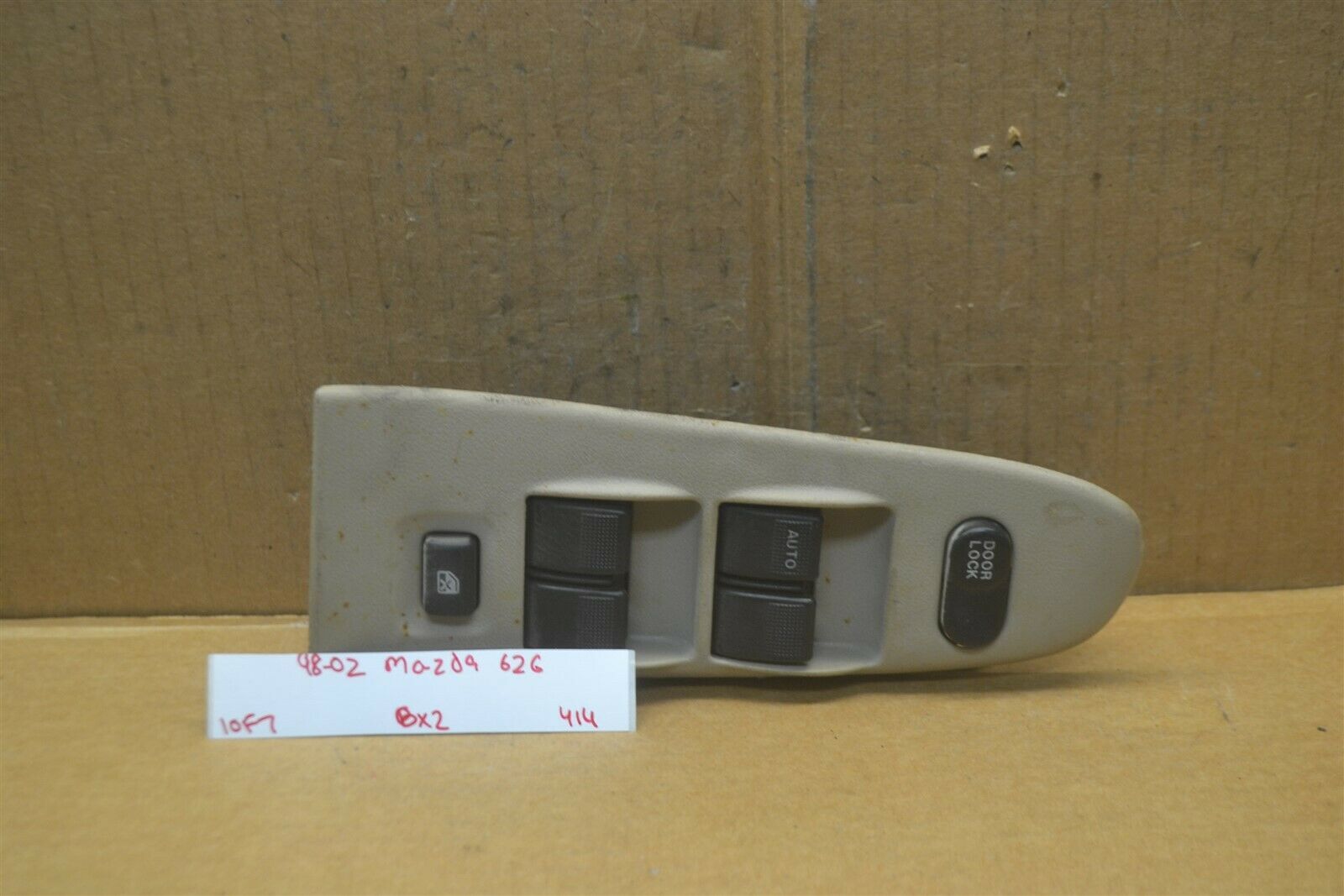 98-02 Mazda 626 Master Switch OEM Door Window GG2A66350 Lock 414-10f7 bx2  - $7.99