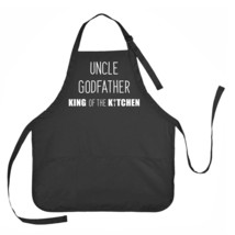 Uncle, Godfather, King of the Kitchen Apron, Godfather Gift, King of the... - $16.78+