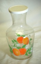 Orange Blossoms Luminarc Orange Juice Carafe Pitcher 1950&#39;s - £17.08 GBP