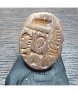 Antique Jewelry Egyptian Art Scarab Stamp Bead Amulet Engrave - €79,52 EUR