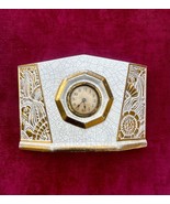 1950s French Art Deco Porcelain Mantle Clock Mantelpiece decor - €341,11 EUR