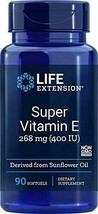 Super Vitamin E, 268 Mg (400 IU), 90 Softgels - $43.43