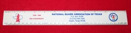 Vintage NATIONAL GUARD ASSOCIATION OF TEXAS 1969-1984 25th Anniversary R... - $14.84