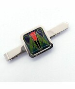 Unique ART DECO &#39;TULIP&#39; TIECLIP victorian TIE bar slide MENS vintage SUI... - €8,85 EUR