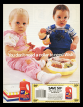 1987 Wisk Laundry Liquid Detergent Circular Coupon Advertisement - $18.95