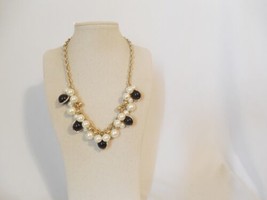 Charter Club 17&quot; Gold Tone Simulated Pearl Beaded Strand Necklace H111$49 - £9.93 GBP