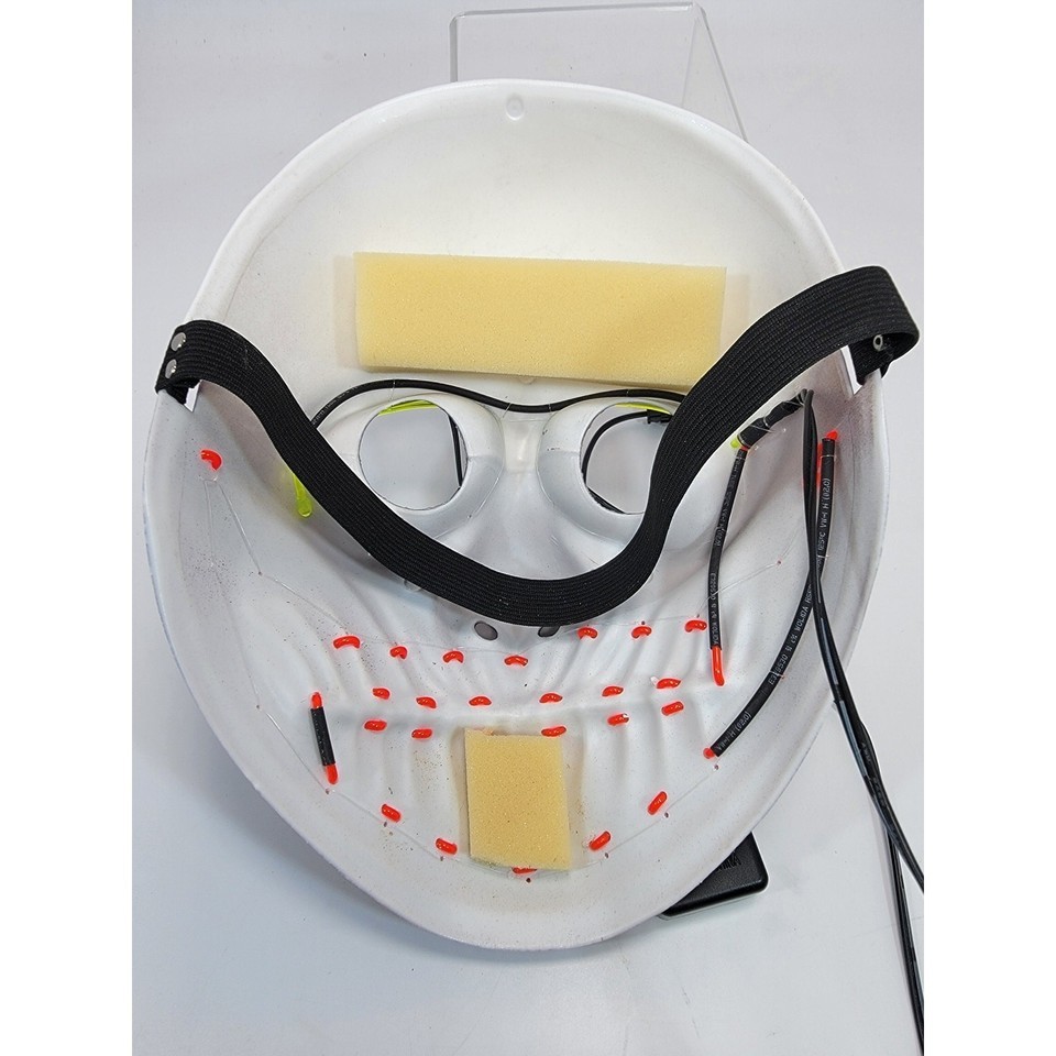 LED Glow Mask 3 Modes EL Wire Light Up The Purge Movie Costume Party Item image 3