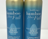 2 Pack OGX Bamboo Fiber Full Root Boosting Spray Mousse 7.75oz - £35.95 GBP