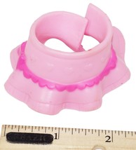 My Little Pony 2.5&quot; Pink Skirt Dress Accessory Item For Horse Figures 2007 Used - £3.14 GBP