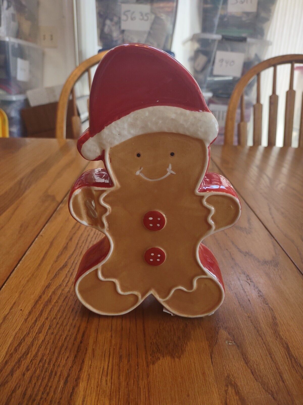 Room And Retreat Ceramic Gingerbread Decor-Brand New-SHIPS N 24 HOURS - $49.38