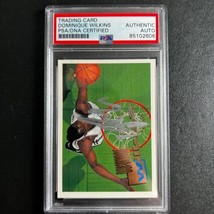 1994-95 Topps #120 Dominique Wilkins Signed Card AUTO PSA Slabbed Spurs - £78.17 GBP