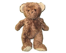 Bando Toys Teddy Bear Plush 13&quot; Brown Stuffed Animal B EAN Bag Legs Tan Ears - £8.62 GBP