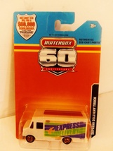 Matchbox 2013 60th Anniversary Series Card #18 White Express Delivery Truck MOC - £9.58 GBP