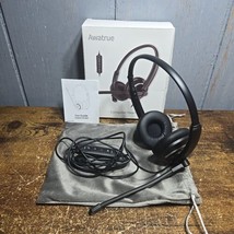 Awatrue ENC Computer Headset With Mic Wired, USB - $13.45