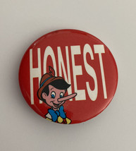 Pinocchio Honest Button Pin - £7.84 GBP