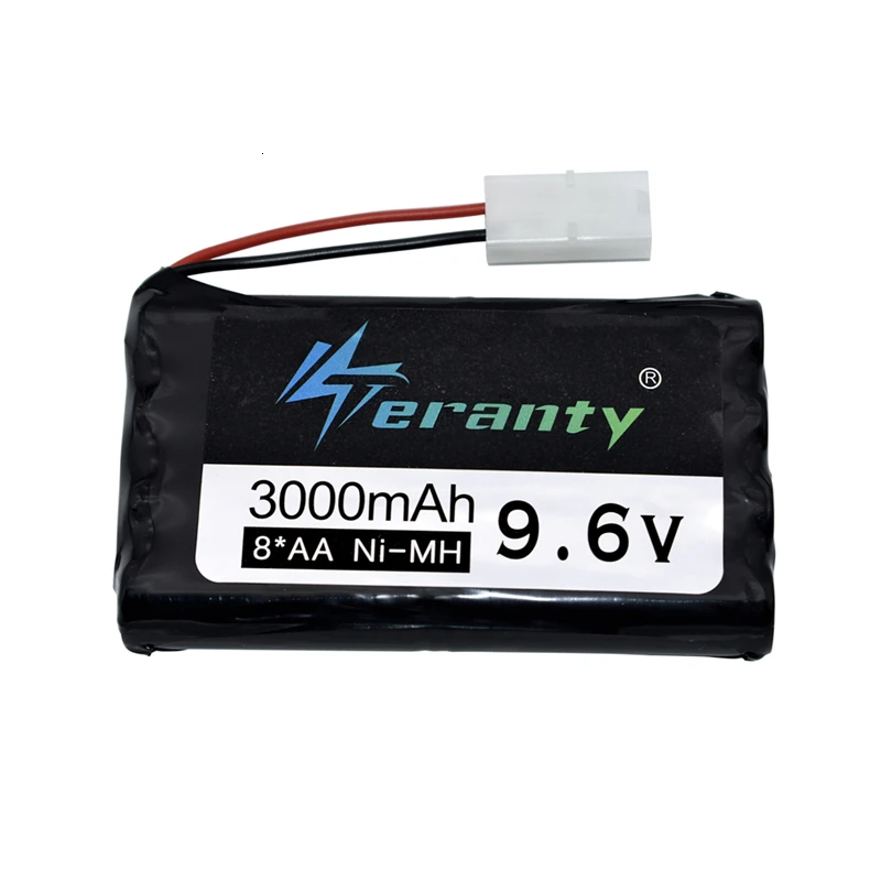 House Home 9.6v Amah Rechargeable Battery + 9.6v Charger For Rc toys Car Tank Ro - £27.65 GBP