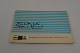 1976 Chevrolet Owner&#39;s Manual Passenger Car Chevy GMC Booklet Vtg  - £15.12 GBP