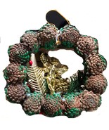 Wreath with Brass Angel In The Middle - $578.56 MXN