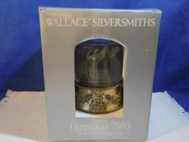 Wallace Silversmith 2000 Hark The Herald Angels Sing Musical Snow Globe Orig Box - £14.10 GBP