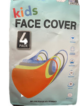 32 Degrees Cool Kids Unisex Face Mask Cover 4-pack Stretch Washable UPF 50+ - £10.19 GBP