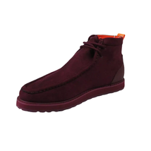 Men's TAYNO Wallabee Style Chukka Boots Soft Micro Suede MOJAVE S Wine image 10