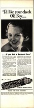 1937 Print Ad Barbasol Shaving Cream in Tubes Pretty Lady Says id like cheek d8 - £19.24 GBP