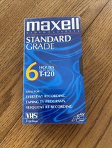 (2) Maxell 214016 120 Minute Gx Silver Video Tape NEW - £14.63 GBP