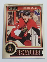 2014 - 2015 Curtis Lazar O-PEE-CHEE Platinum Nhl Rookie Hockey Card Opc # 186 - £3.13 GBP