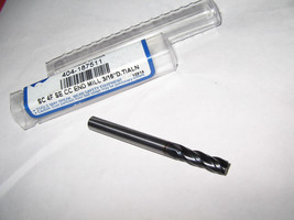 OSG, SC, 4F, SE, CC, TiAlN End Mill, 3/16&quot; Dia., 9/16&quot; LOC, NOS - £13.85 GBP