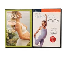 Gaiam 2 PRENATAL YOGA PREGNANCY Exercise WORKOUT VIDEO Lot with SHIVA RE... - £10.90 GBP